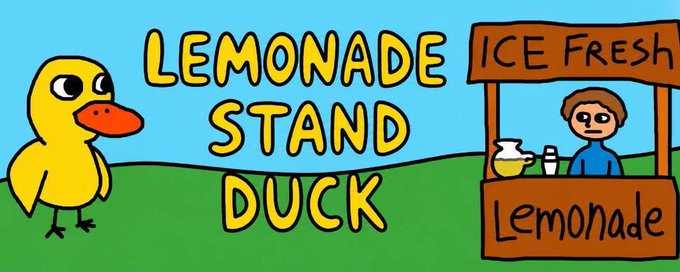 Lemonade Stand Duck title card